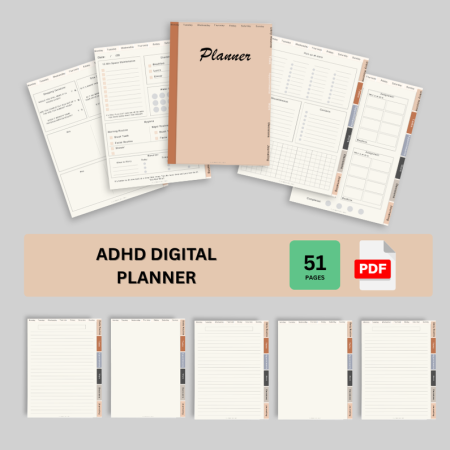 ADHD Daily Digital Planner
