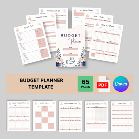 Editable Budget Planner Template