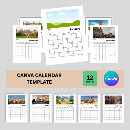 Canva Calendar Template