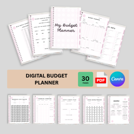 Canva Digital Budget Planner