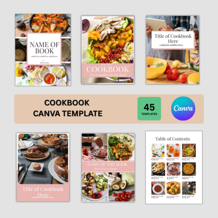Cookbook Canva Template