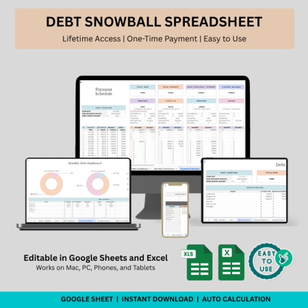 Debt Snowball SpreadSheet