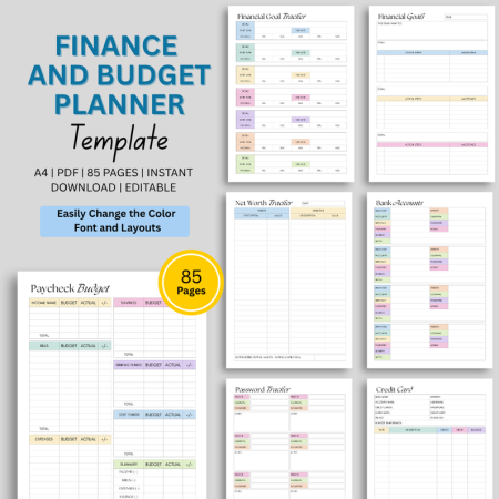 Finance & Budget Planner Template