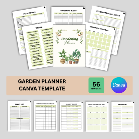 Garden Planner Canva Template