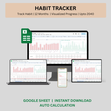 Habit Tracker Google Sheet