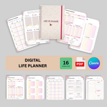 Monthly, Weekly and Daily Planner