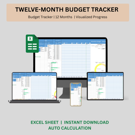 Twelve Month Budget Tracker