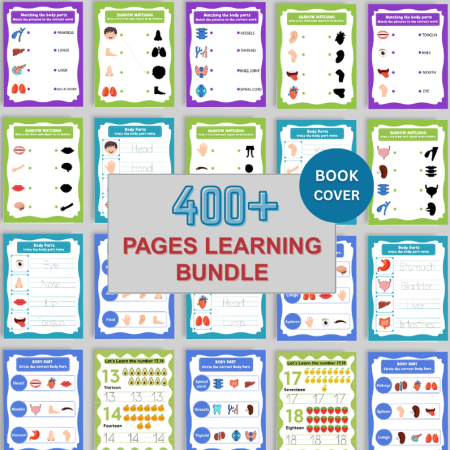 Ultimate Kids Activity & Coloring Book Bundle | 400+ Pages of Fun & Educational Activities for Kids | Engaging Printable Activity & Learning Book Set